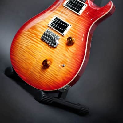 Vintage Early 1986 PRS Custom 24 Cherry Sunburst with Birds 1985 pots Collector Rare WOW top Signed image 5