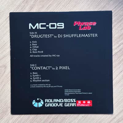 Official Roland MC-09 Promo 12" Vinyl // ULTRA RARE image 3
