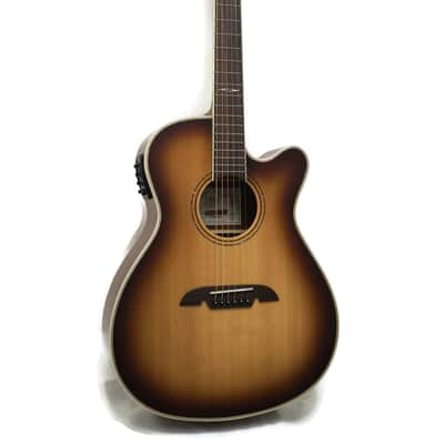 Alvarez AFH600CESHB Artist Herringbone Series Folk/OM Acoustic-Electric Guitar image 2