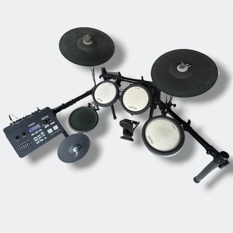 Yamaha DTX700 Electronic Drum Kit Module Pads Rack - No Kick Pedal/HH Stand image 1