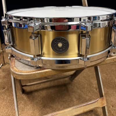 SOLID (Craviotto - Select) 4x14 Heavy Bell Brass Snare Drum (c. 1989) SUPER RARE! image 3