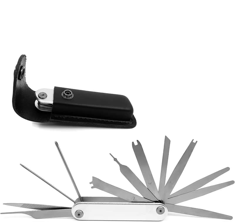 4 1/2 X 7/8 X 5/8 Inch Pocket Tool Set for Harmonica Service & Maintenance, Suited for All Brands image 1