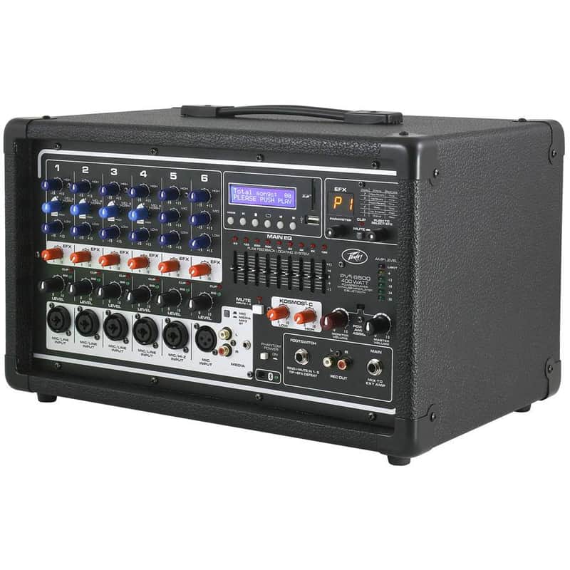 Peavey PVi 8500 8-Channel 400W Powered Mixer With iPod/iPhone Dock image 1