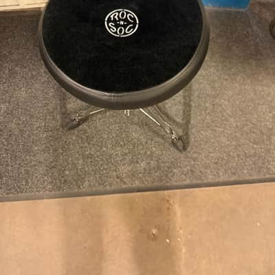 Roc-n-Soc Drum Throne Nitro Rider - Round Black Seat NR R-K image 4