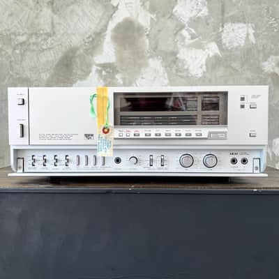 Akai GX-F95 Stereo Cassette Deck New Old Stock 1980’s - Silver image 1