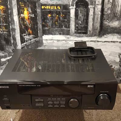 Kenwood Kenwood VR-405 is a 5.1-channel A/V surround receiver 90s  - Black image 4