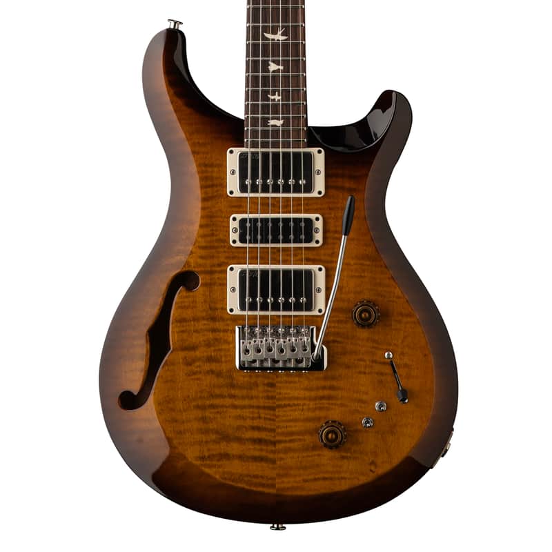 PRS S2 Special Semi-Hollow Electric Guitar - Black Amber - Open Box image 1