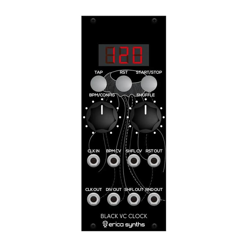 Erica Synths Black VC Clock V2 image 1