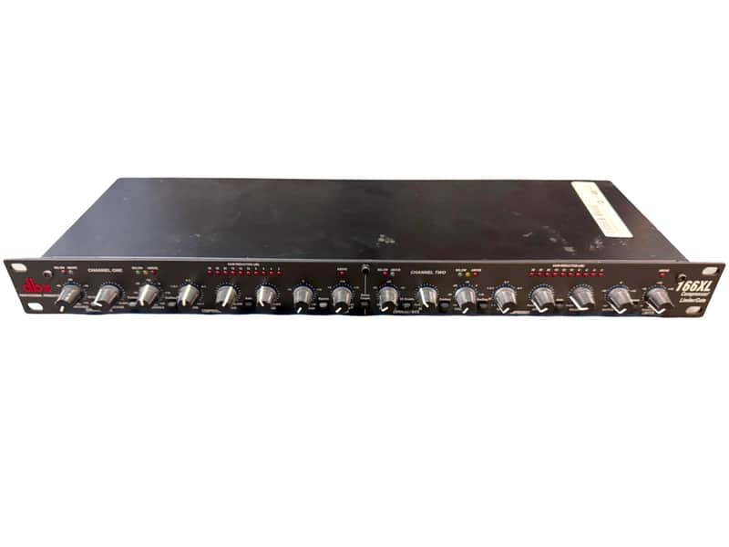 DBX 166XL Compressor/Limiter/Gate 2-Channel Rack Unit (Used) image 1