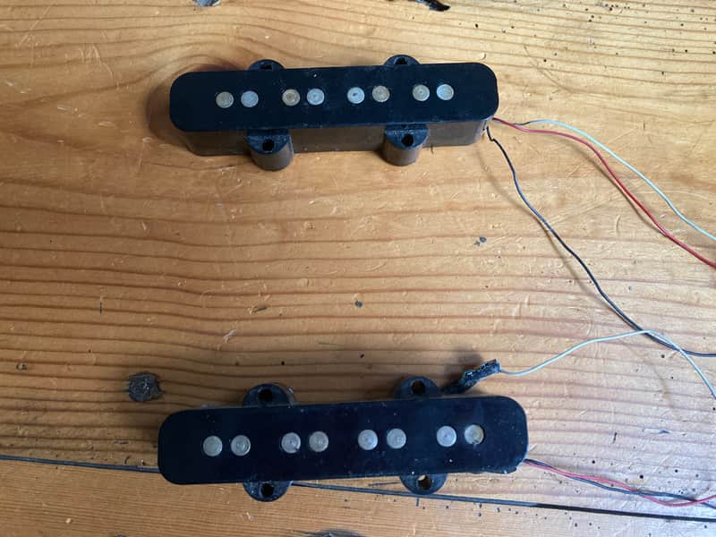1970s Vintage Columbus Japanese Jazz Bass Guitar Pickups image 1
