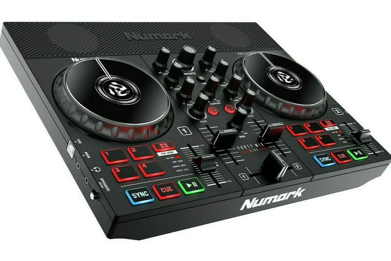 Numark Party Mix Live DJ Controller with Built-In Light Show and Speakers image 1