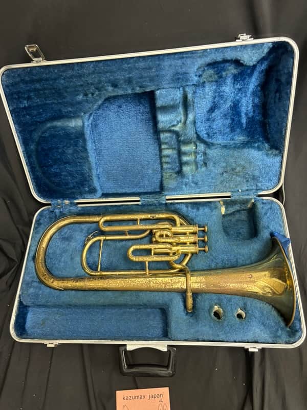 Yamaha YAH-201 Eb Alto Horn 3 Piston with Hard Case Untested image 1