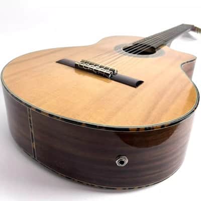Hand Made Acoustic Electric Classical Guitar Custom W/ Case! image 9