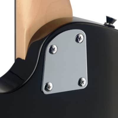 Stagg SVY SPCL BK Silveray Series Special Model Solid Mahogany Body & Neck 6-String Electric Guitar image 3