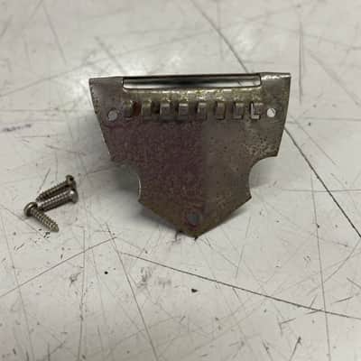 Harmony/Kay Tailpiece 1950,s - Nickel image 2