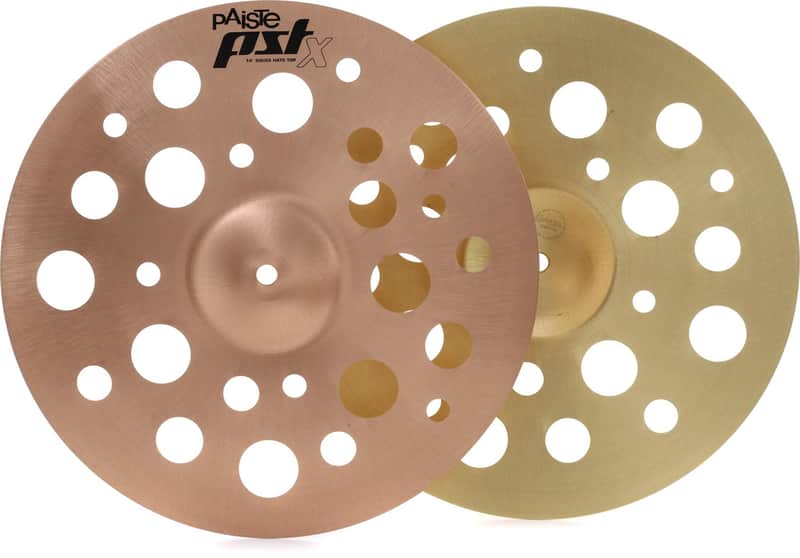 Paiste 14 inch PST X Swiss Hi-hat Cymbals image 1