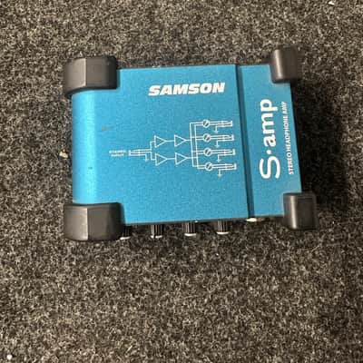 Samson S-Amp S Class Mini Stereo Headphone Amplifier 2010s - Blue/Black image 2