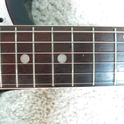 Vintage 1960s Teisco Tulio MIJ Bizarre Guitar Sunburst Garage Surf Rock image 4
