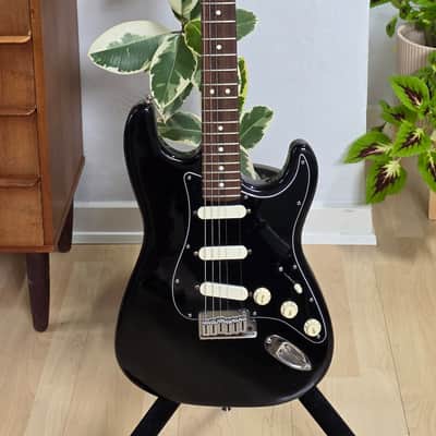 1989 Fender Stratocaster US Plus Black Custom Active Tone Circuit Lace Sensor Pickups Sperzel Locking Tuners American Vintage 80s 90s USA Guitar Deluxe Hard Case 89-1990 image 1