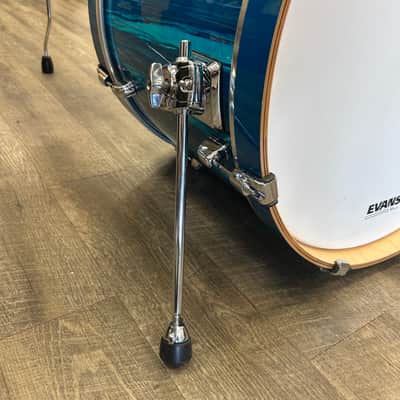 Used Tama Starclassic Performer Maple/Birch Shell Pack 10/12/16/22 (Sky Blue Aurora) image 9