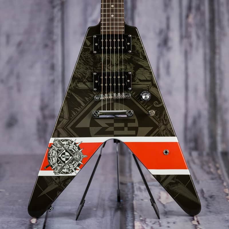 Epiphone Machine Head Signature "Bloodstone and Diamonds" Flying V image 2