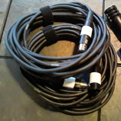 Matching Pair of Audix Small Condenser Mic's with Original Audix Stand Clips & XLR Mic Cables Included image 4
