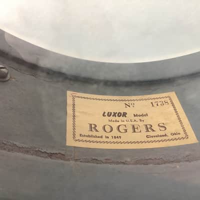 Rogers Luxor w/ B&B lugs 1960 Black DP - #631 image 9