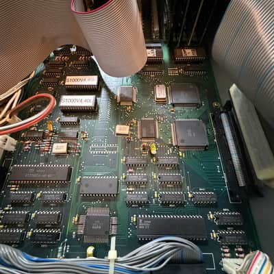 Immaculate AKAI S1000 MIDI Stereo Digital Sampler w 32MB RAM Maxed, Factory Level 4M Mod, New PSU, ZuluSCSI 2026 USB-C, 20x16GB SD cards, Analog & Digital synth/drum libraries, Original Box, English & Japanese Manuals - (1989) image 16