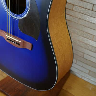 Ibanez PF50CE Open-Pore Trans Blue Sunburst image 9