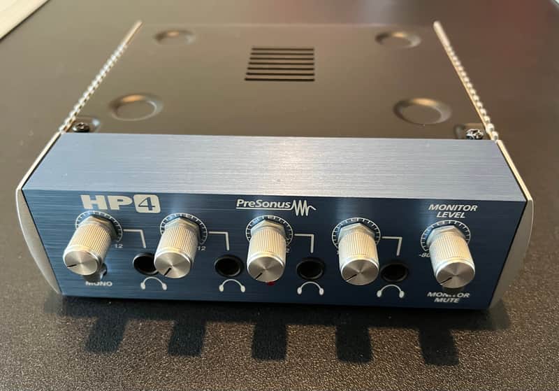 PreSonus HP4 4-Channel Headphone Amplifier 2010s - Blue image 1