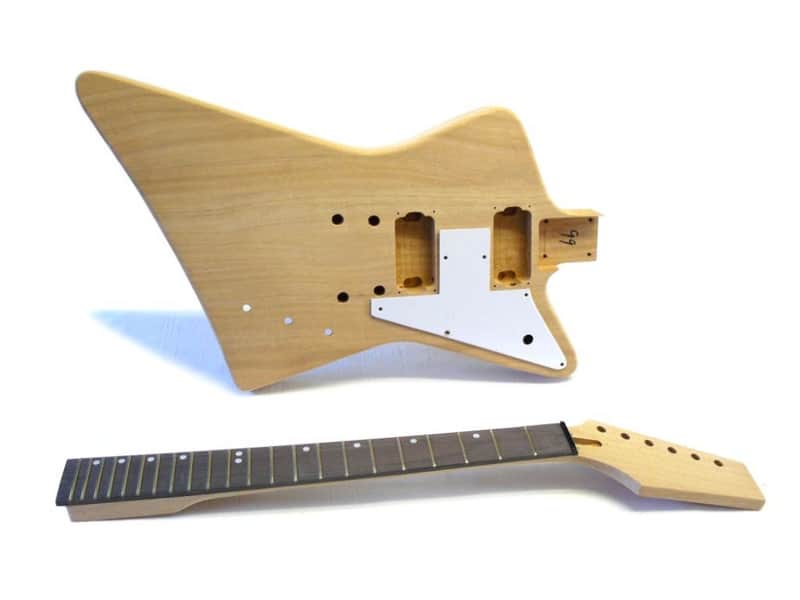 E-Gitarren-Bausatz/Guitar DIY Kit ML-Factory® Explorer-Style Mahagoni image 1