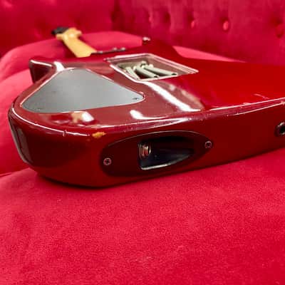 Hamer USA Diablo Electric Guitar 1990's - Transparent Red with Lace Sensors image 12