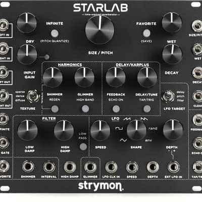 Strymon StarLab Eurorack Time-warped Reverberator Module - Black image 1