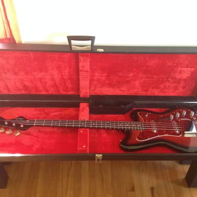 Vintage Silvertone 1443 Bass Danelectro Hornet + Original Case image 2