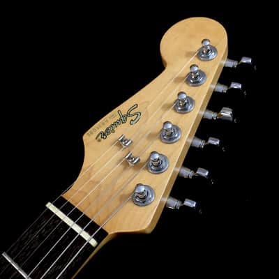 LEFTY! Vintage 1987 Fender Japan '62 Reissue Strat Squier Left Stratocaster Black ST362L NOS Relic HSC image 13