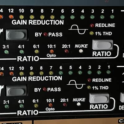 Empirical Labs EL8X-S Distressor Stereo Pair with British Mode and Image Link 2024 - Black image 6