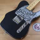2020 Fender Brad Paisley Road Worn Telecaster (Black Sparkle/Maple Fingerboard)