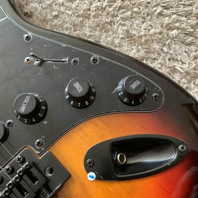 Tobacco Burst SSS Electric Guitar, Paulownia Body, Maple Neck image 16
