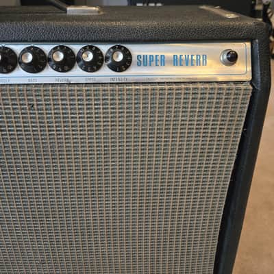 Fender Super Reverb 2-Channel 40-Watt 4x10" Guitar Combo 1970 - 1977 - Silverface image 4