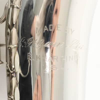 C.G. Conn F-Mezzo Soprano Saxophone SN 219320 ORIGINAL NICKEL! GORGEOUS image 4