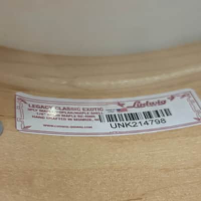 Ludwig Legacy Exotic 6.5X14 Birdseye Maple Snare Drum - Chicago Drum Show Demo image 7