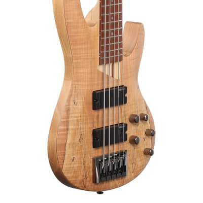 ESP LTD B205SM 5-String Electric Bass Guitar Natural Satin image 9