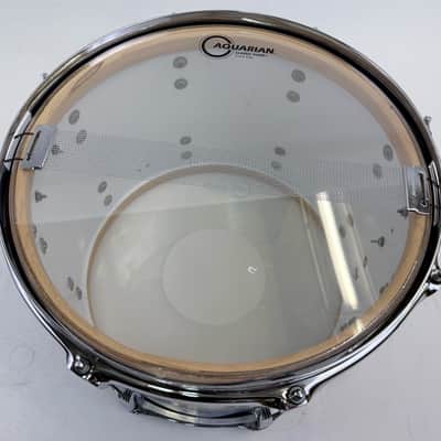 Ludwig 1960s 10x14" Snare Drum, 8-Lug Keystone Badge 1960s - Blue / Silver Sparkle image 7