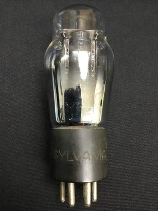 SYLVANIA TYPE 43 Pentode RADIO Power VACUUM TUBE Vintage TESTED H.9692-D image 1