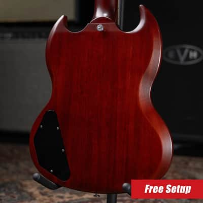 Gibson SG Standard '61 Faded Electric Guitar - Faded Vintage Cherry with Hardshell Case image 2
