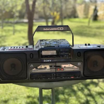 Sony CFS-DW 95 Rare Vintage Mint Boombox Warranty Tested Built-in Subwoofer 100V imagen 10
