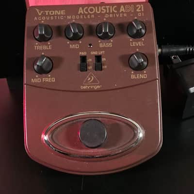 Behringer ADI21 V-Tone Acoustic Preamp 2010s - Brown image 1