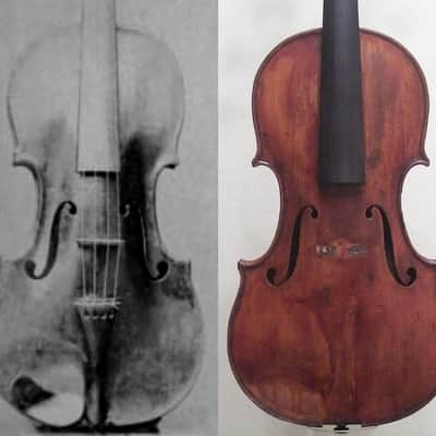A very fine violin by Pietro Giovanni Guarneri, dated 1673 image 15