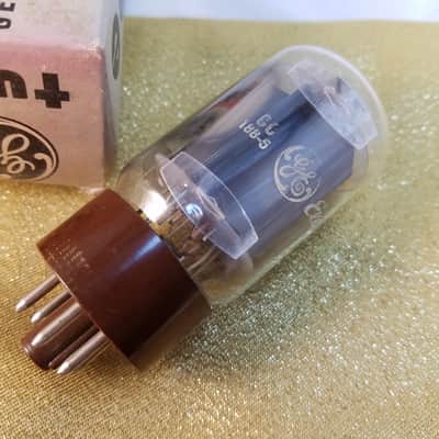 GE 0% Perfect Tight Matched Pair (2) 5881 tNOS AT1000 TESTED Vacuum Tubes Canada Smooth Plate Brown Base 6L6WGB rugged 6L6 Beam Power Tetrode 1954-1963 image 19