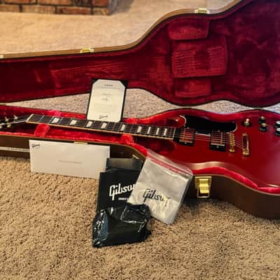MINTY Gibson SG Standard ‘61 | MOD Collection - Evil Scarlet Satin image 12
